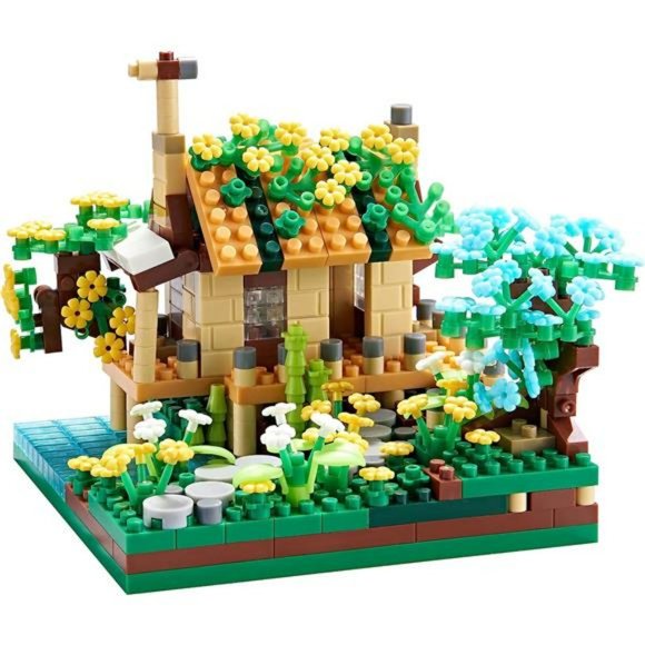 Port Cabin Building Set Model Kit and Gift for Kids and Adults with 2 Figure - Picture 5 of 7